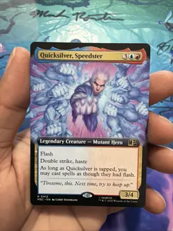 Quicksilver, Speedster (Extended Art) Commander: Marvel Super Heroes Regular - Image 1