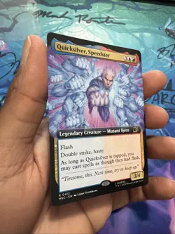 Quicksilver, Speedster (Extended Art) Commander: Marvel Super Heroes Regular - Image 2