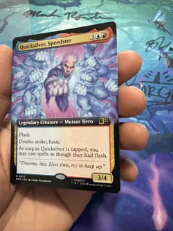 Quicksilver, Speedster (Extended Art) Commander: Marvel Super Heroes Regular - Image 3