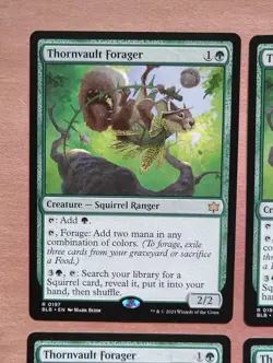 4x Thornvault Forager **NEAR MINT** **UNPLAYED** MTG - Image 2