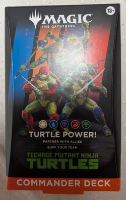 MTG Commander Deck "Turtle Power" Teenage Mutant Ninja Turtles TMNT NIB - Image 1