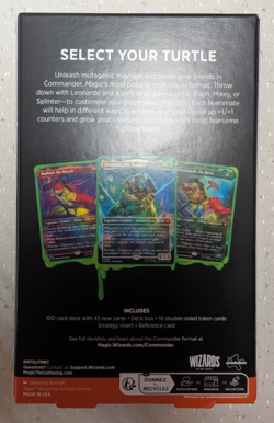 MTG Commander Deck "Turtle Power" Teenage Mutant Ninja Turtles TMNT NIB - Image 2
