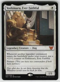 MTG Yoshimaru, Ever Faithful Normal Commander: Kamigawa: Neon Dynasty # 32 NM - Image 1
