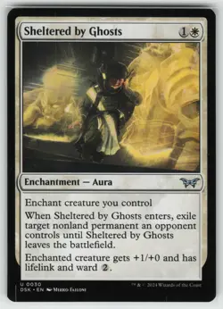 MTG Sheltered by Ghosts Normal Duskmourn: House of Horror # 30 NM - Image 1