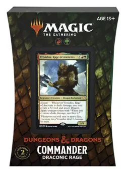 Adventures in the Forgotten Realms Commander Deck: Draconic Rage MTG Sealed - Image 1