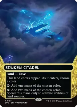 Sunken Citadel 41 Borderless Foil Magic: The Gathering Edge of Eternities NM - Image 1