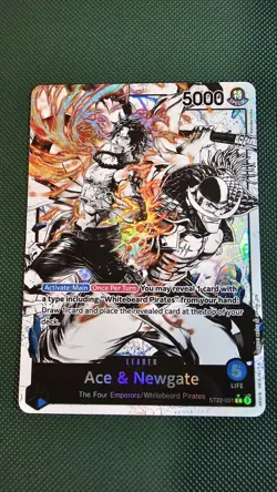 Ace & Newgate [Alternate Art] ST22-001 One Piece Starter Deck 22: Ace & Newgate - Image 2