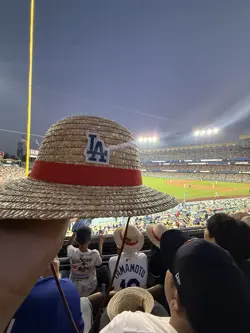 DODGERS ONE PIECE PROMO CARD MONKEY D LUFFY DON CARD & HAT 7/2/26 - Image 2