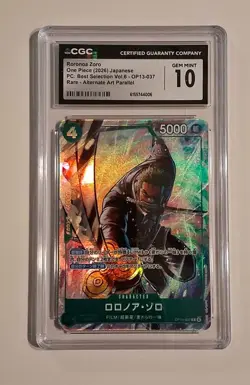 2026 1P Jap Premium Best Selection Vol.6 Alt Art Roronoa Zoro OP13-037 CGC 10 - Image 1