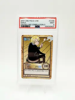 Sanji Carddass Hyper battle (2001) Japanese One Piece Grand Line - C496 (PSA 9) - Image 1