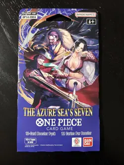 One Piece OP-14 The Azure Sea’s Seven Sleeved Pack - weighed pack - 37.75g + - Image 3
