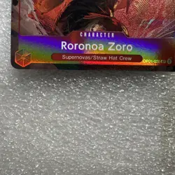 OP01-025 Roronoa Zoro Alt Art Holo Wheel Romance Dawn - Image 3