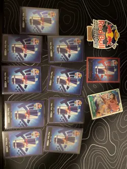Red Bull Double DON!! Full Set + PRB02-005 Luffy Promo + Sticker - Image 1