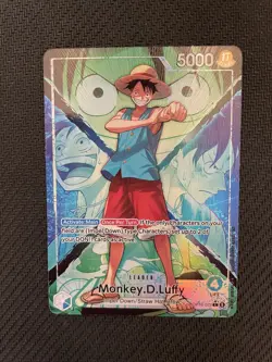 One Piece Monkey D Luffy Alt Art Leader OP16-022 THE TIME OF BATTLE - Image 1