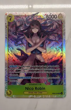 Nico Robin (055) EB03-055 Extra Booster: One Piece Heroines Edition Foil - Image 1