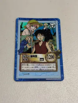 One Piece Luffy Carddass Hyper Battle S40 Holo Foil 2001 Vintage Japan - Image 1