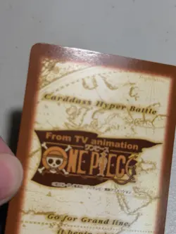 One Piece Luffy Carddass Hyper Battle S40 Holo Foil 2001 Vintage Japan - Image 3