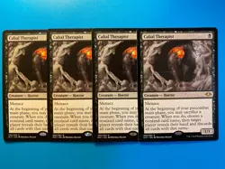 MTG 4x Cabal Therapist # 80 Modern Horizons Magic the Gathering x4 NM - Image 1