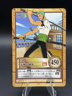 Roronoa Zoro C430 Carddass Hyper Battle Japanese One Piece Moderately Played - Image 1