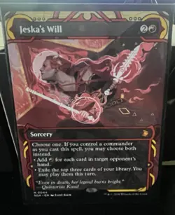 Jeska's Will 0004 Extended Art Rare Red Sorcery MTG Commander Legends 2020 - Image 1