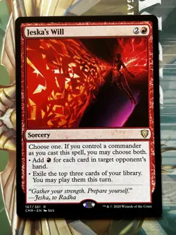 MTG Magic Jeska's Will Commander Legends Magic the Gathering - Image 1
