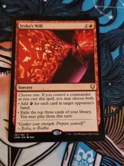MTG - Jeska's Will - Commander Legends - Image 1