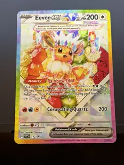 Eevee ex 174 SV Black Star Promo Card Prismatic Evolutions Pokemon TCG - Image 1