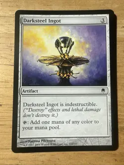 Magic the Gathering MTG Darksteel Ingot (112) Darksteel LP - Image 1