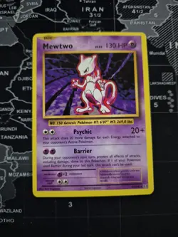 Pokemon Mewtwo 51/108 Rare XY Evolutions Card - Image 1
