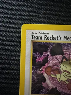 2000 Team Rocket's Meowth 18/53 Black Star Wotc Promo Pokemon Card TCG English - Image 2