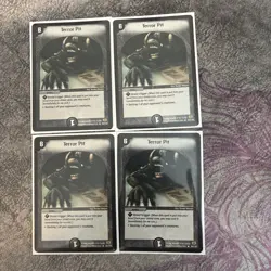 Duel Masters Cards TCG - Terror Pit - Rare - DM-01 - 4 Card Lot - + more - Image 1