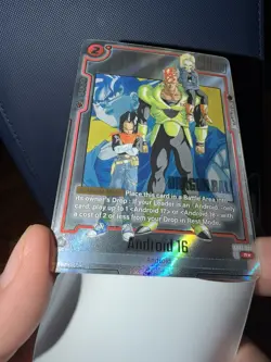 Dragon Ball Super Card Game Fusion World SB01 Andorid 16 17 18 Alt Art Red Manga - Image 4