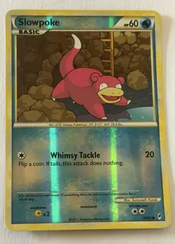 Slowpoke 70/95 Call of Legends Reverse Holo Pokemon Card 2011 NM - Image 1