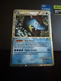 Feraligatr Prime HGSS07 Holo Black Star Promo 2010 Pokemon Card (LP) - Image 1