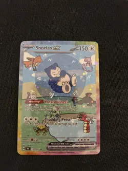 Snorlax EX Pokemon Display Art Card - Image 1