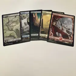 Lot of 100x Full Art Basic Lands - 20 of each Land MTG Magic the Gathering NM-LP - Image 1