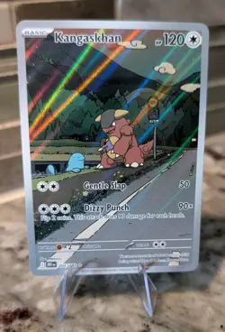 Kangaskhan Illustration Rare 204/182 Destined Rivals Pokemon TCG Card Near Mint - Image 1