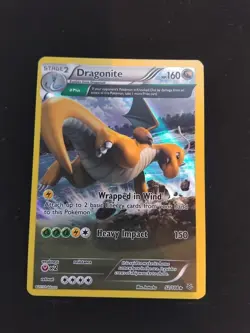 NEAR MINT Pokemon TCG Dragonite XY Roaring Skies 52/108 Reverse Holo Rare Card - Image 2