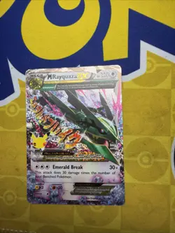 M Rayquaza EX Celebrations Classic Collection Holo Ultra Card 76/108 - Image 1