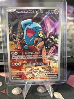 Team Rocket's Wobbuffet 203 Sv: Scarlet & Violet Promo Cards Holo - Image 1