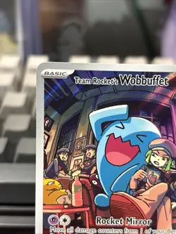 Team Rocket's Wobbuffet 203 Sv: Scarlet & Violet Promo Cards Holo - Image 4