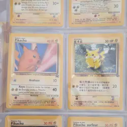 Nintendo Pokemon TCG Pikachu World Collection 9-Card Promo Holo Set 2000 - Image 5