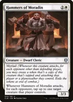Hammers of Moradin (025) Battle for Baldur's Gate CLB MTG Magic regular NM - Image 1