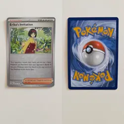 Pokemon 151 Trainers Lot 7 Cards Erika IR Daisy Bill + Gold Switch - NM - Image 3