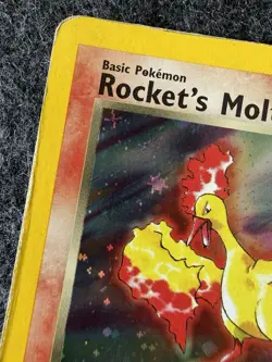 Pokemon TCG Rockets Moltres Holo Rare Card 12/132 - Image 2