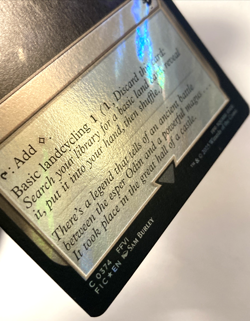 MTG Ash Barrens (Surge Foil) Commander: Final Fantasy 374 NM - Image 2