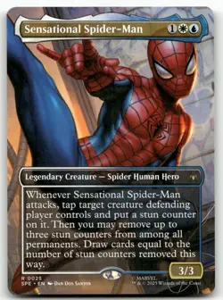 Sensational Spider-Man (Borderless) R Marvel's Spider-Man: Eternal-Legal 25 MTG - Image 1