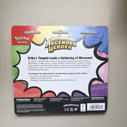 Pokemon TCG Mega Evolution: Ascended Heroes 2-Pack Blister Erika Tangela Coin 🙀 - Image 2