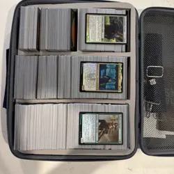 Magic the Gathering 1000 Card Lot Foils, Rare, Mythic Instant (comes with case) - Image 1
