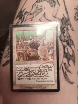 Silver Signed Cornered Market HP Mercadian Masques Artist Edward P Beard, Jr MTG - Image 3